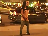 Wasted Girl Stripping In Public In Front Of Crowd